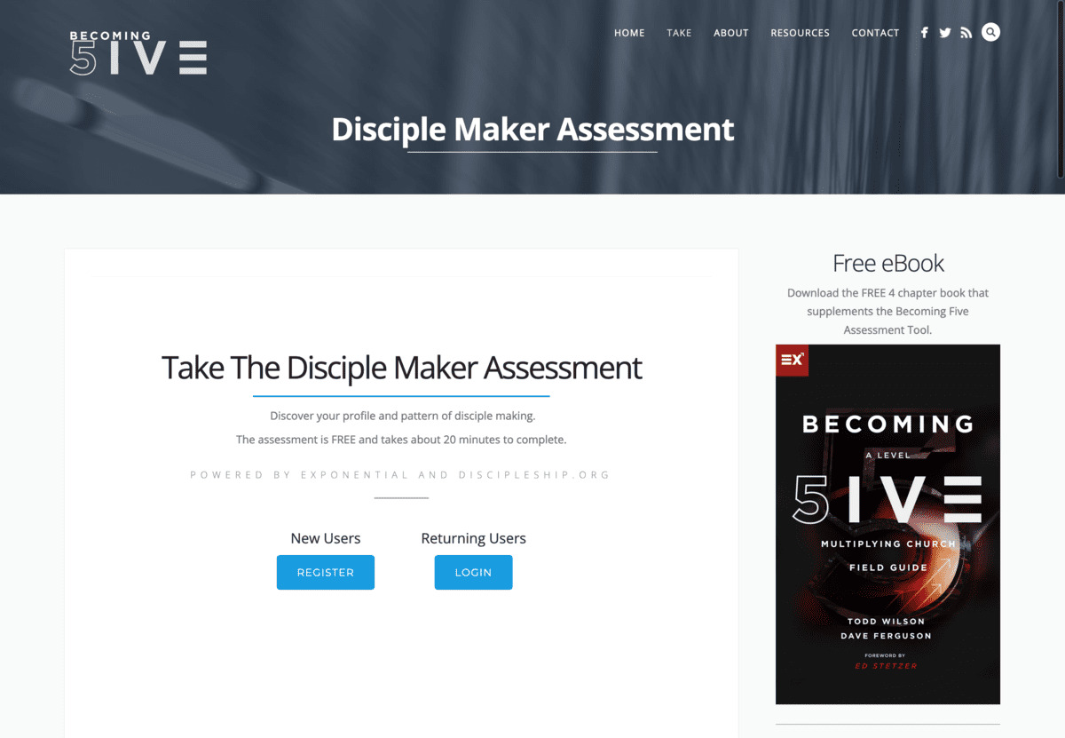 The Disciple Maker Assessment